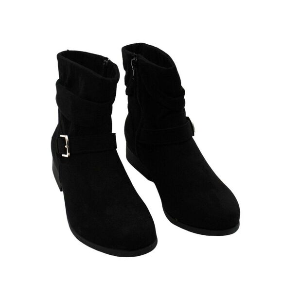 Karen Scott Black Ankle Boots - Picture 1 of 7